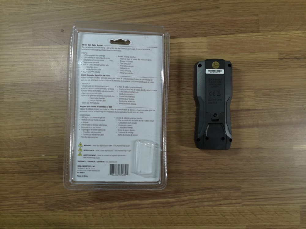 Ideal Electrical 33-855 Data Cable/RJ45 LCD Wiremapper