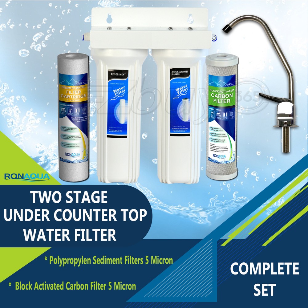 Under-Sink Two Stage Water Filter System