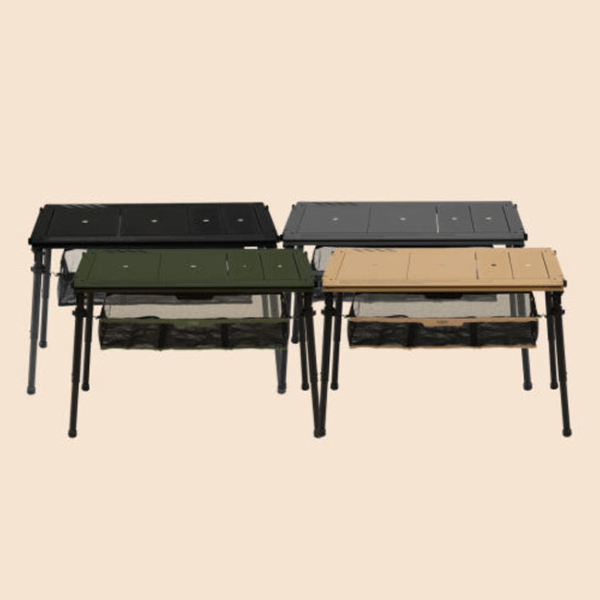 [Cargo Container] COMPFORT IGT 3-unit table camping assembly / Beige color