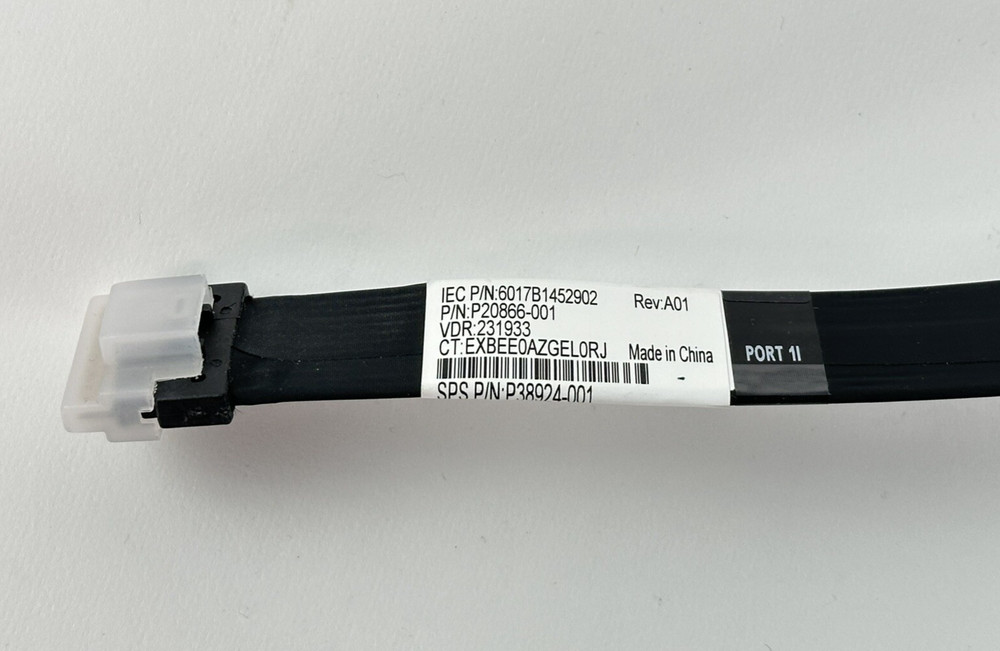 HPE P20866-001 Gen10+ TriMode 8SFF Backplane to Type-p SR Controller Cable DL360