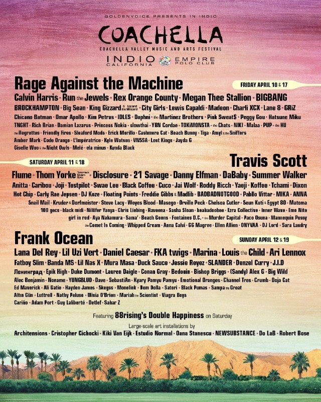 coachella tickets weekend 2 GA