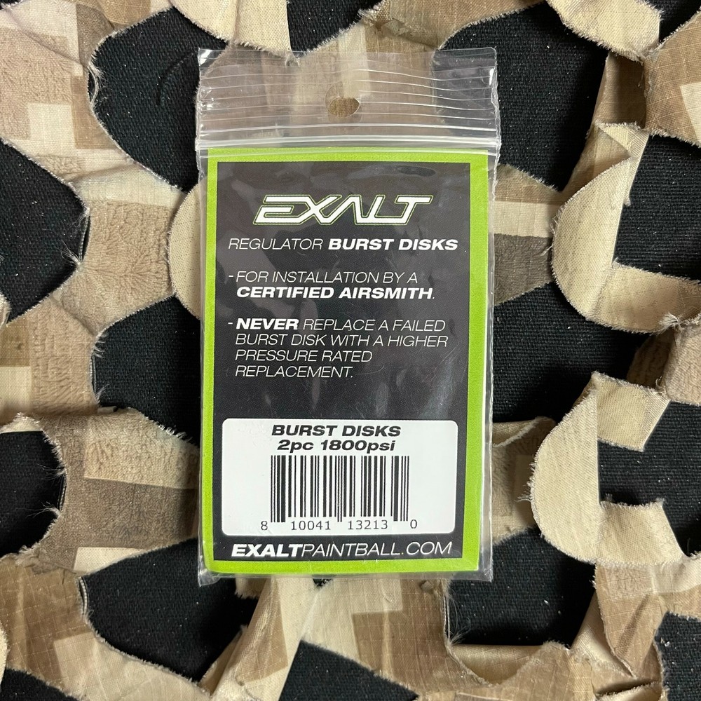 NEW Exalt Burst Disk - 2-Pack - 1800 PSI - Black