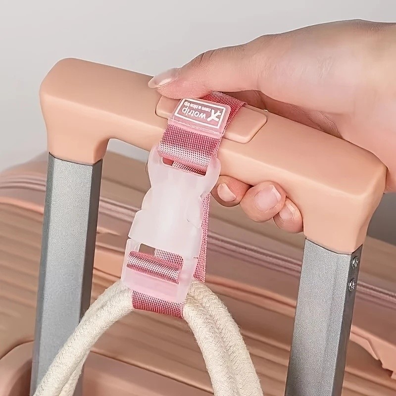 3pcs Random Multifunctional Nylon Luggage Straps And Backpack Straps