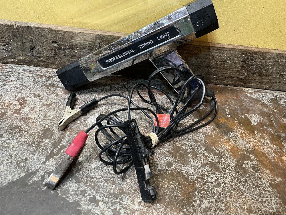 Vintage Chrome Inductive Timing Light 238 Engine Ignition Untested