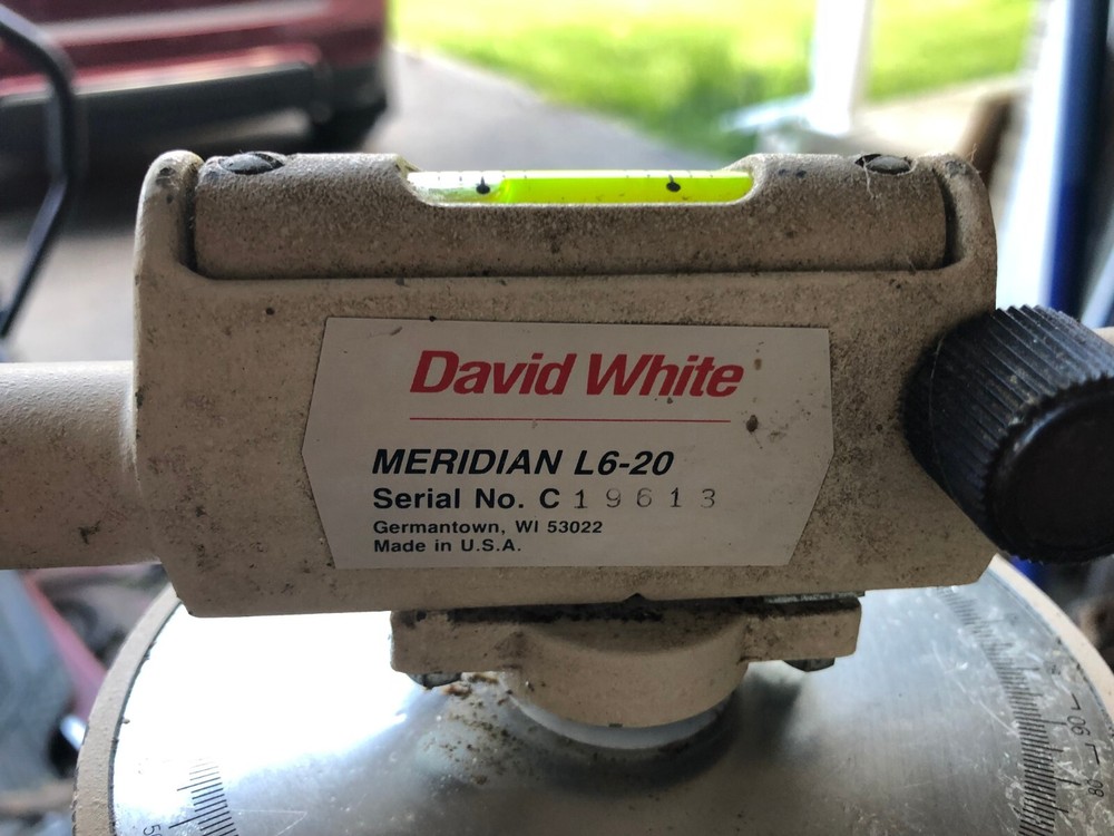 David White L6-20 Meridian Sextant "WITHOUT" tripod