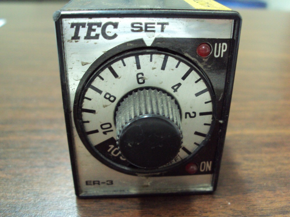 TEC Multi Range Time Delay Relay Type ER-31A  Timer 1S - 60S  10S -10M