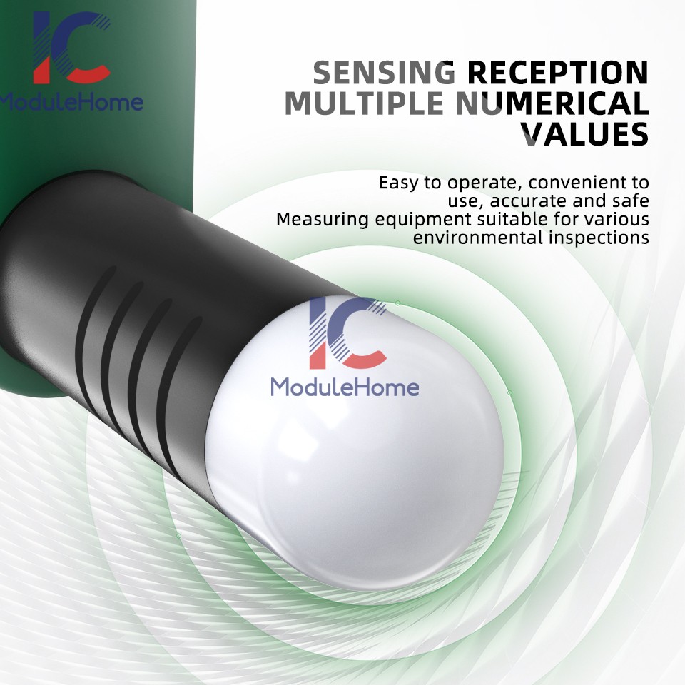 BSIDE Integrated Environment Detector Lux Noise Meter Hygrometer Thermometer