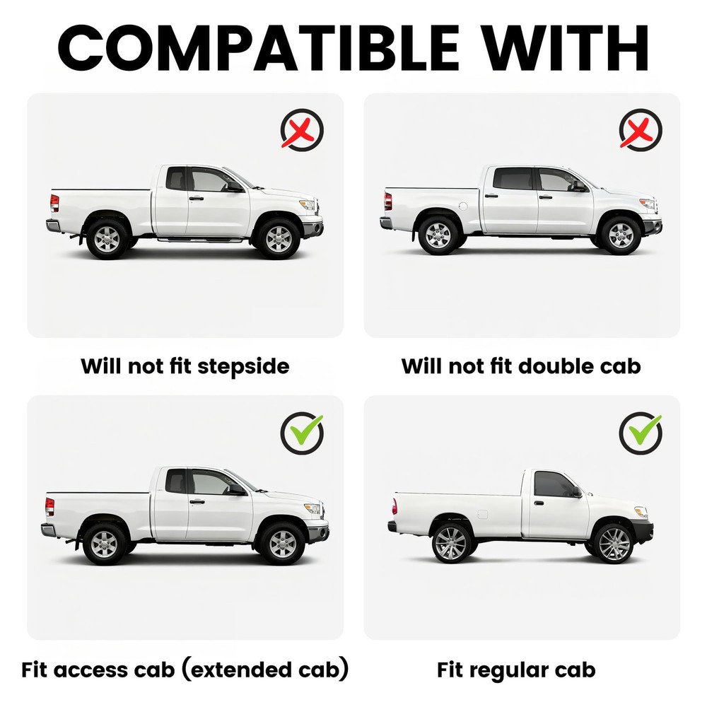 Halogen Tail Light Compatible with 2000-2006 Toyota Tundra Regular/Access Cab...