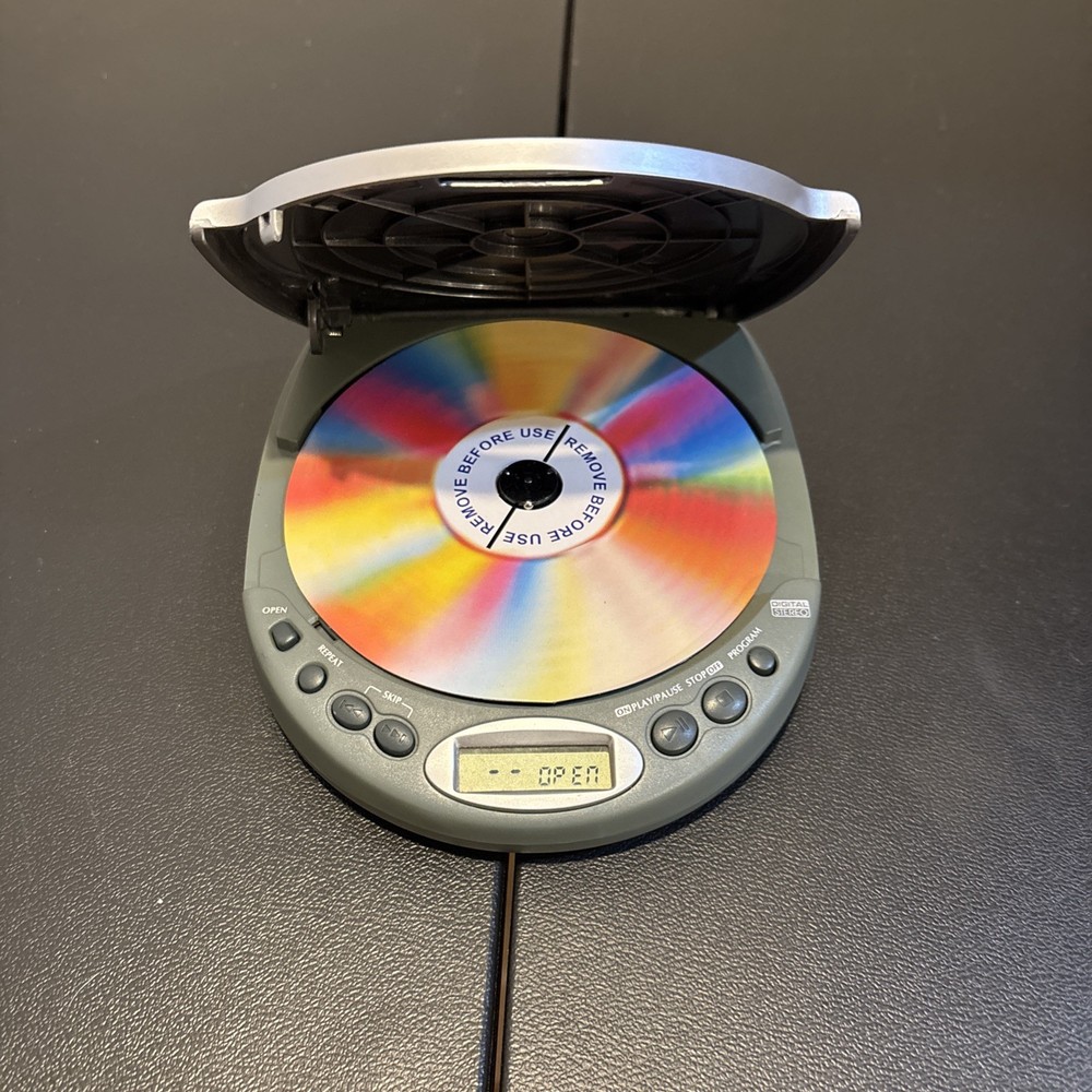 Lenoxx Sound CD-50 Portable CD Player Programmable With Repeat Power Tested