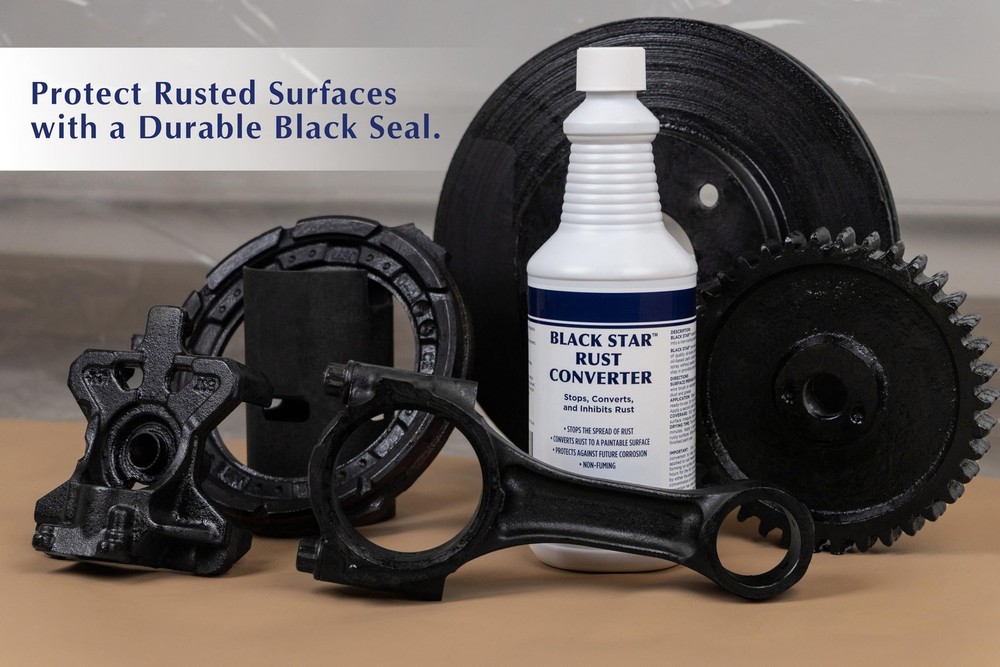 Rust Converter - Converts Rust on Any Steel Surface (1 Quart)
