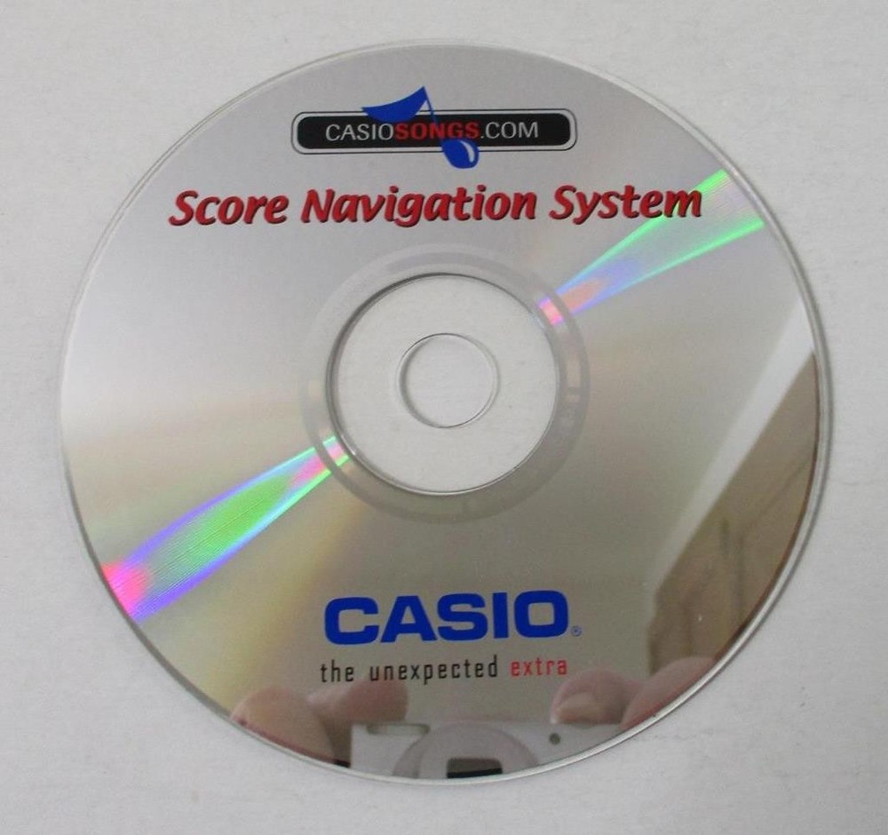 Score Navigation System; Casio (CD-ROM; Computer Software) For Windows 95/98/Me