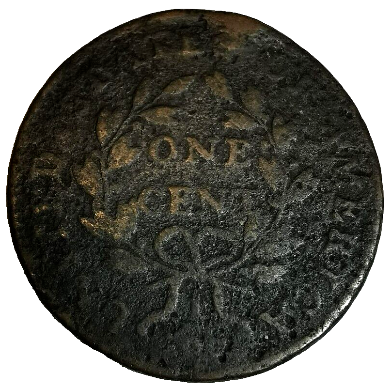 1800 US Draped Bust Large Cent Coin