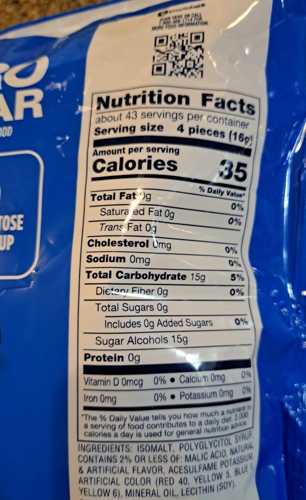 NEW Jolly Rancher Zero Sugar Hard Candy Bulk 24.4 OZ Package