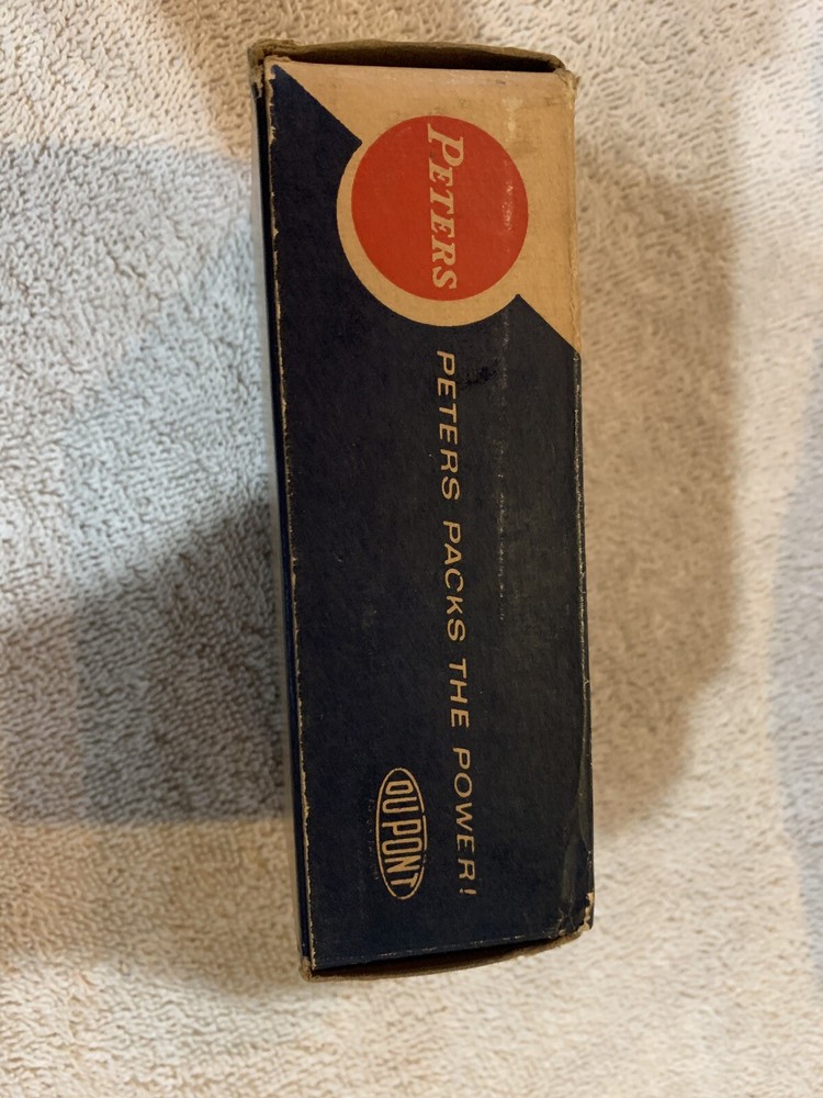 Vintage Peters Shell Box 357 Magnum Empty