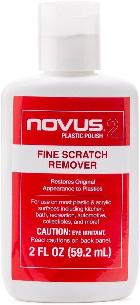 Novus #2 Fine Polish Scratch Remover Cleaner, 2oz. Bottle