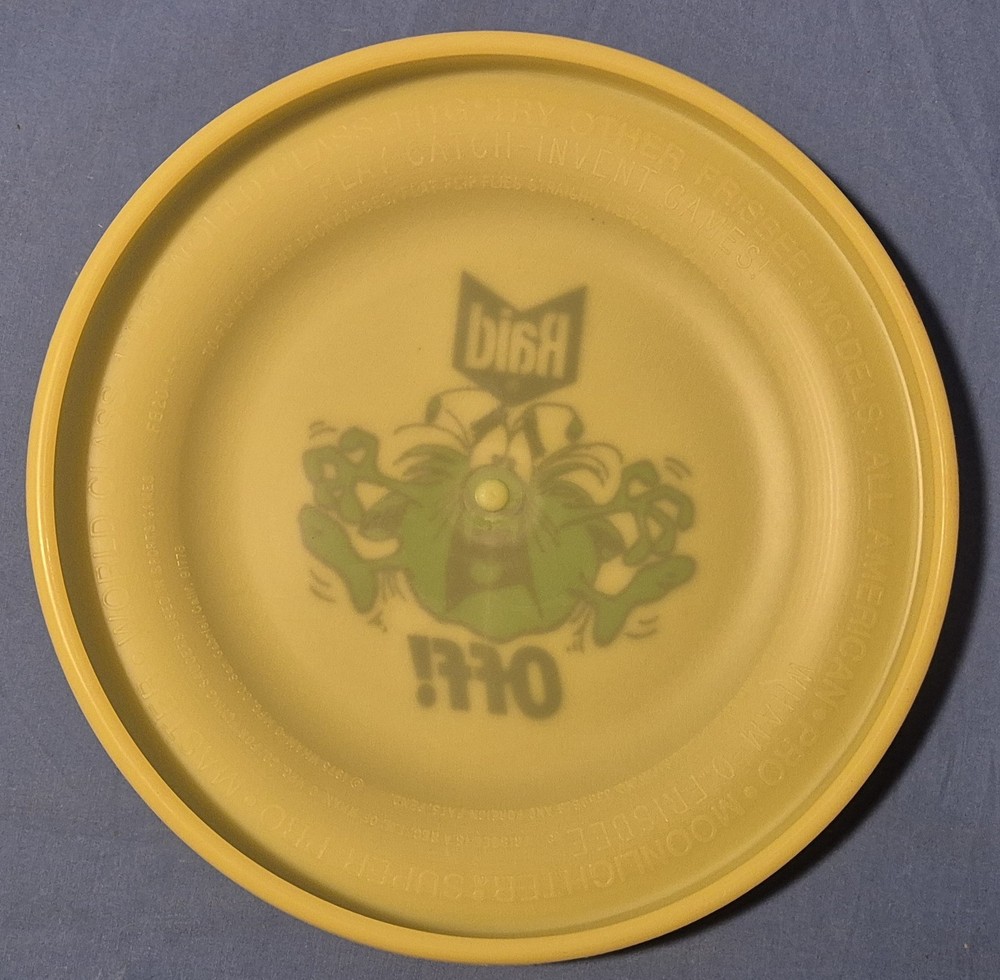Raid's Off Flying Disc Frisbee