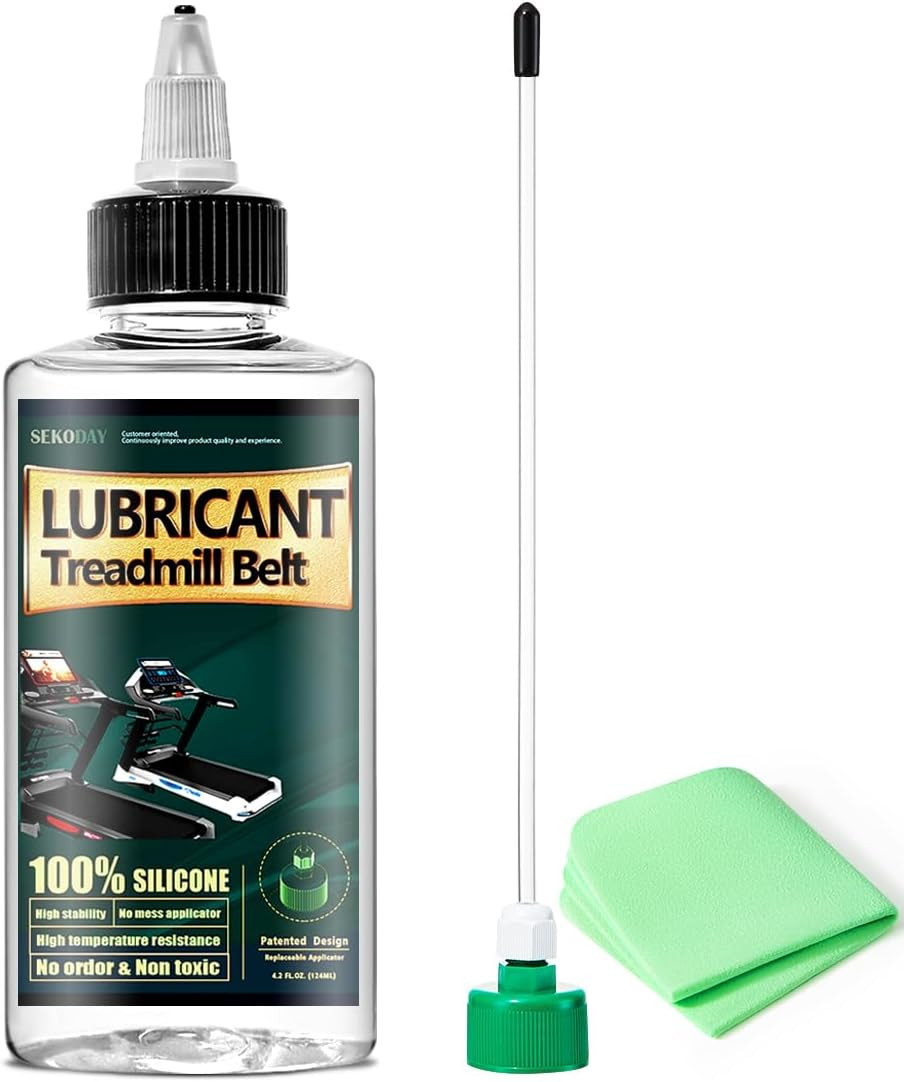 Silicone Treadmill Belt Lubricant 4.2ozHigh Temp Resistant w/ Applicator Tubes