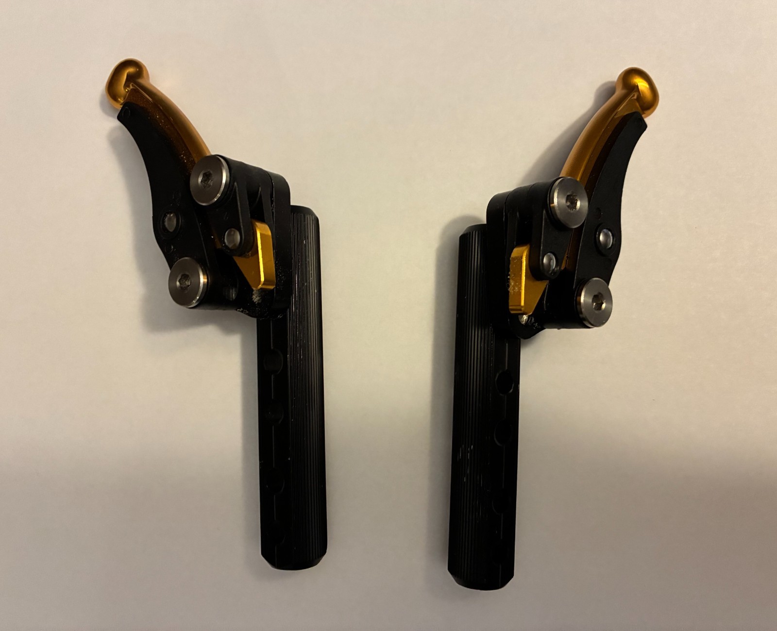 Pair (2) of Aluminum & Plastic Replacement Wheel-Locks (brakes)