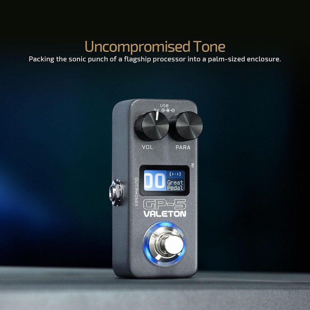 Super Compact Multi-Effects Processor & NAM/IR Loader Pedal Incl 1PCS Additional