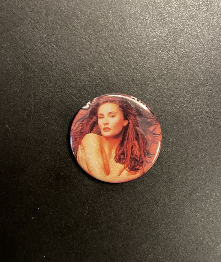 Demi Moore Pinback Button. Original Handmade 1.5” Button.