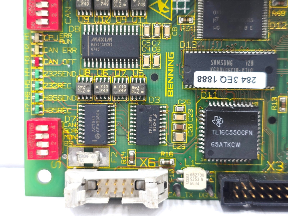 00.4.492.1217 A BENNING PCB CARD