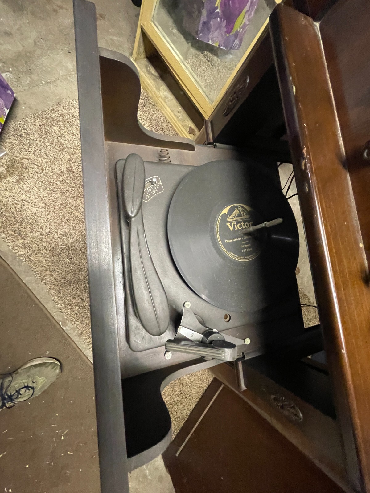 Firestone Air Chief PowerScope Radio Record Player Turn Table Superheterodyne