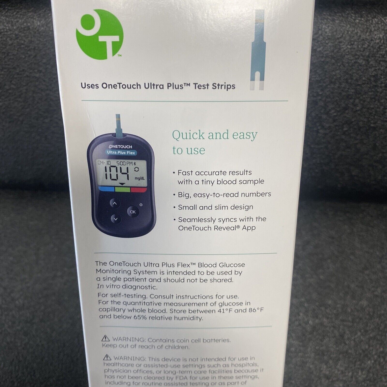 One Touch Ultra Plus Flex Meter Blood Glucose Monitoring System *Free Shipping**