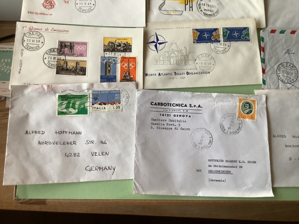 Italy collection postal covers 16 items Ref A2036