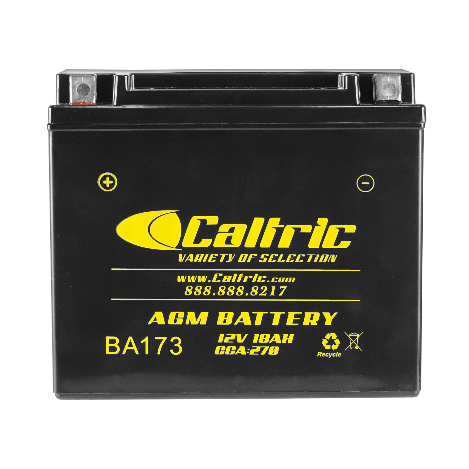 Caltric YTX20H-BS AGM Battery for Yamaha 12V / 18AH / CCA 270