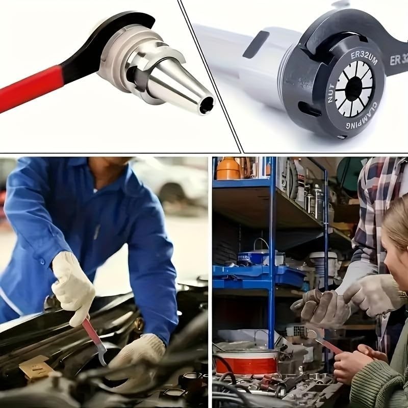 5x Coilover Spanner Wrench Set Adjustable C-Shape Shock Spanner Hook Wrench Tool