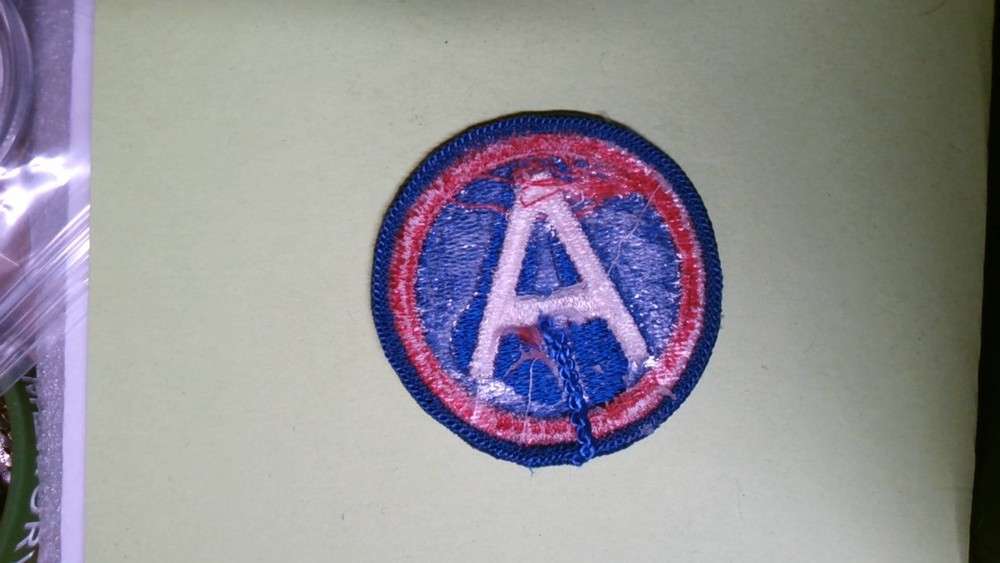 MILITARY PATCH SEW ON COLORED US ARMY 3RD THIRD ARMY