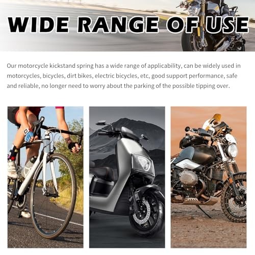 6PCS Bike Kickstand Spring Kit,Multi-Size Motorcycle Kickstand Spring Kit for