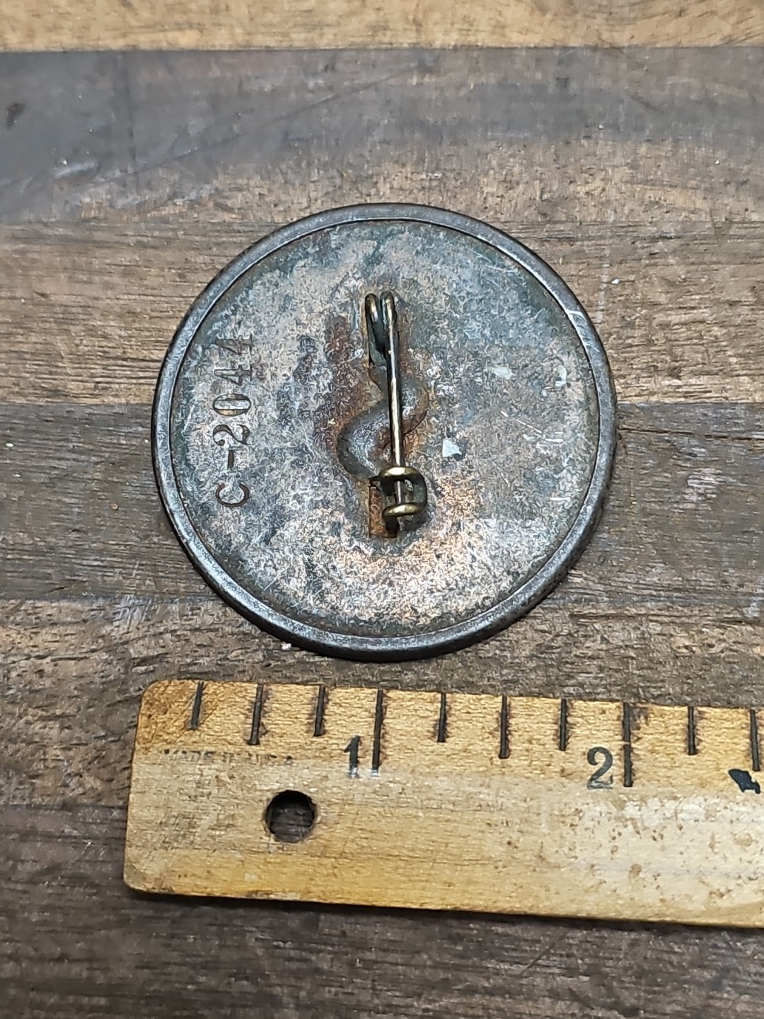 G29 - Vintage WWII Arthur G. Mckee Employee ID Badge - Walter White lookalike