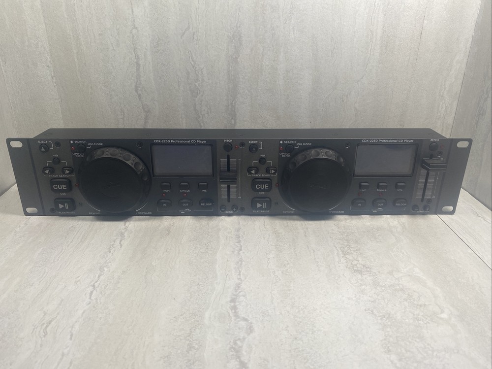 Gemini CDX-2250 Dual Rack Mount Professional CD Player(Control Unit Only)