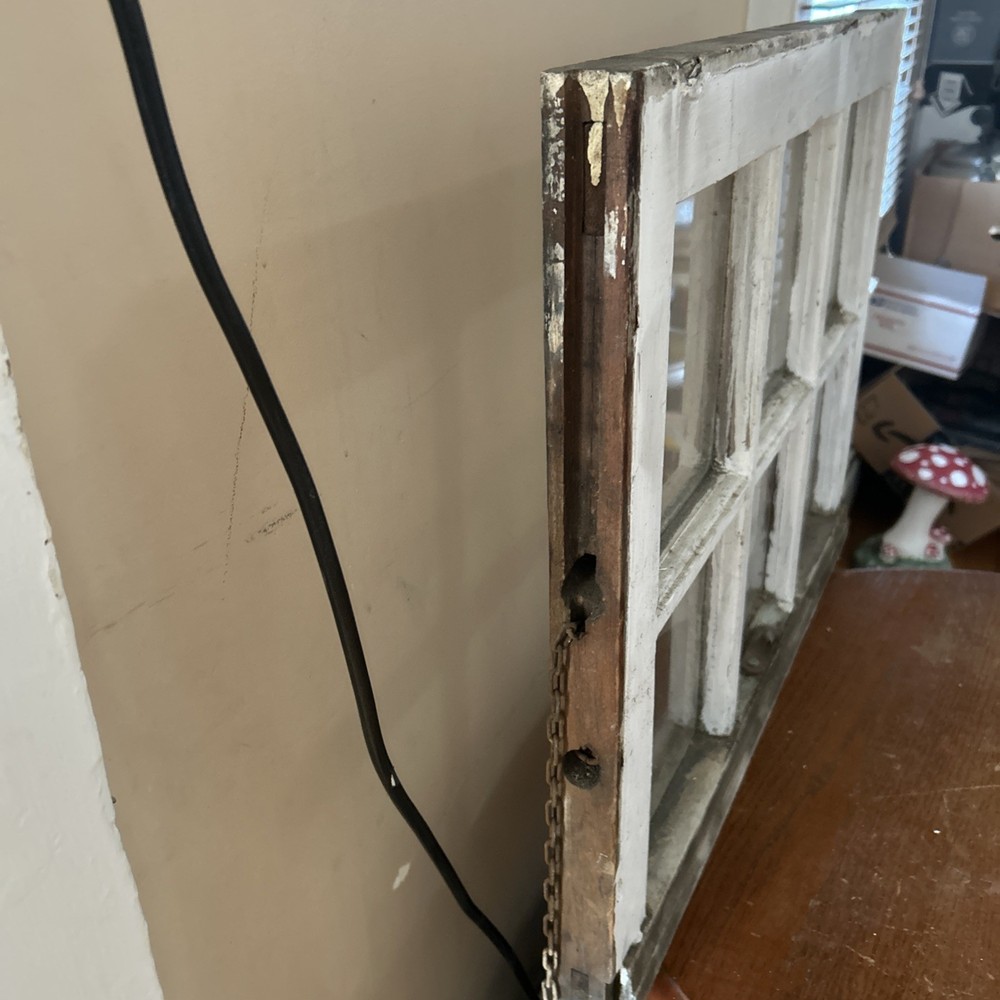 Antique window sash