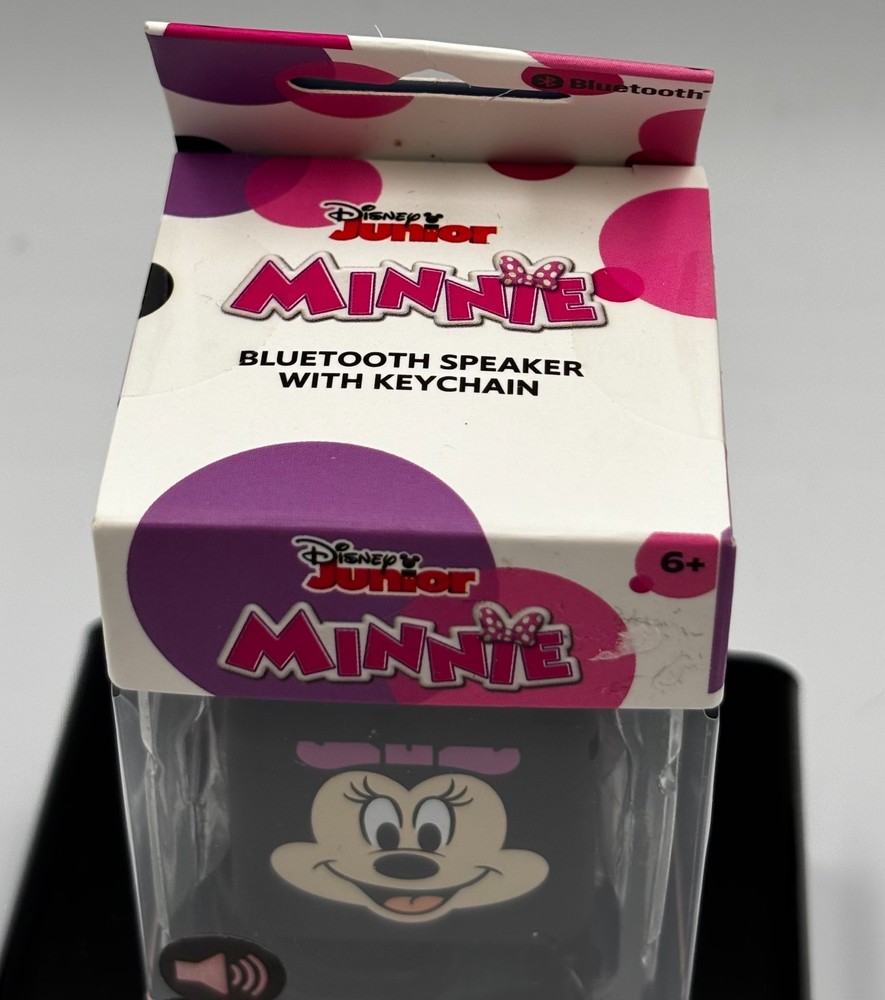 Disney Minnie Mouse Bitty Box Bluetooth Mini Speaker with Keychain NEW SEALED