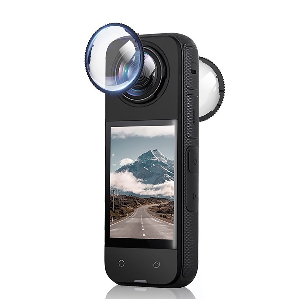 Datechable For insta360 X4 Rotating Optical Plastic Anti Scratch Lens Protector