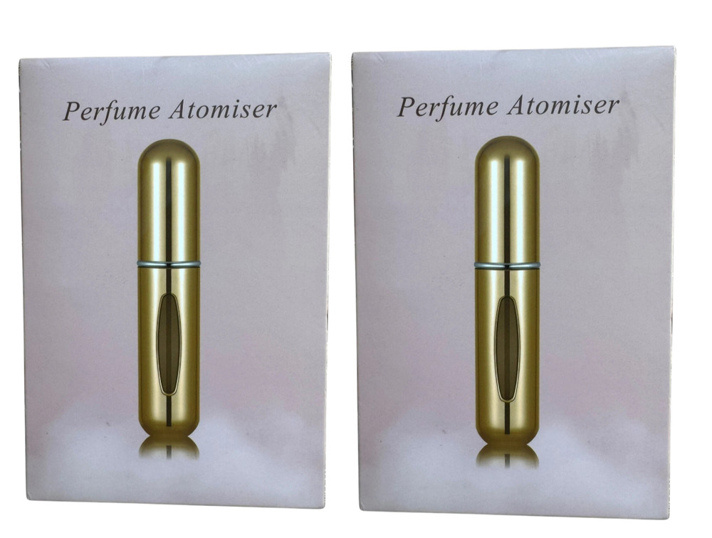 Pair of Perfume Atomizers - Includes Transparency QR App for Authenticity
