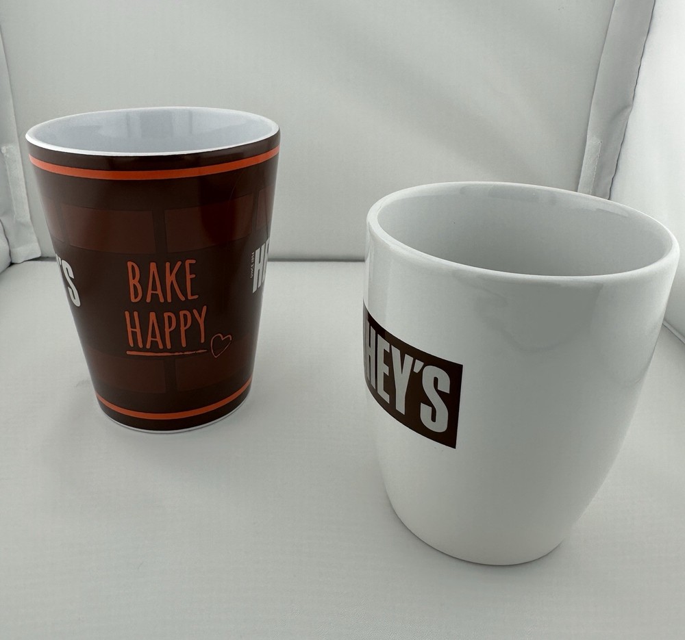 Two Hershey’s Chocolate Coffee Mugs, Preowned
