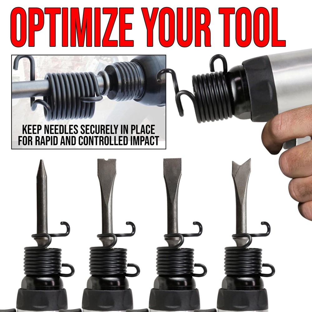 LE LEMATEC Spring Retainer for Air Hammer Chisel Gun - Secure and Efficient R...