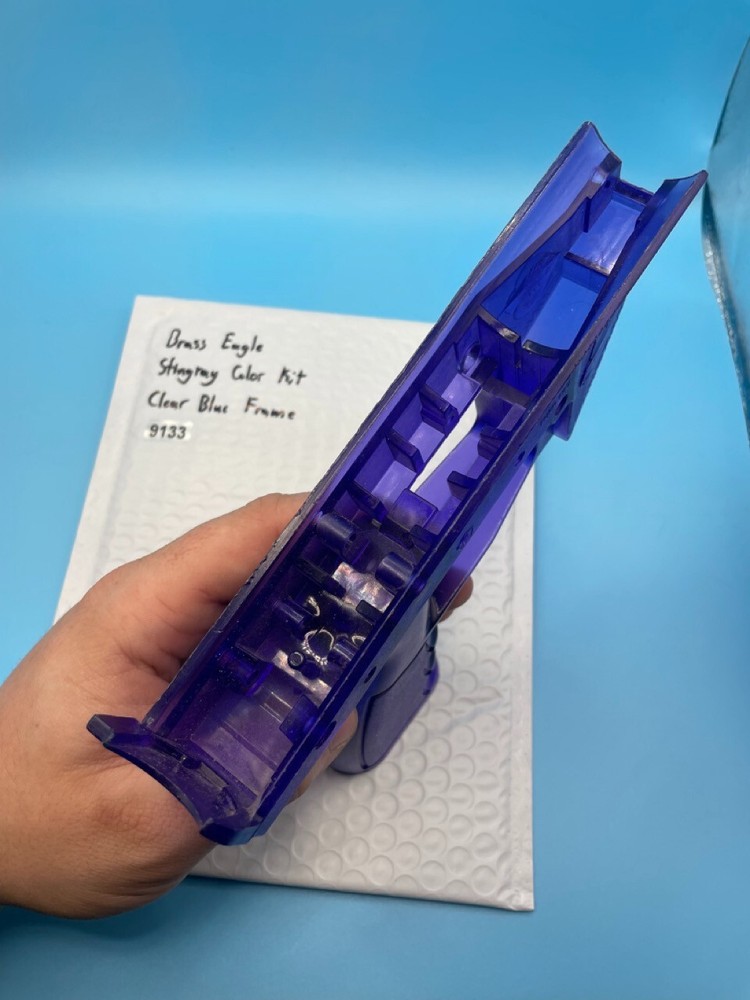 Brass Eagle Stingray Color Kit Clear Blue Frame