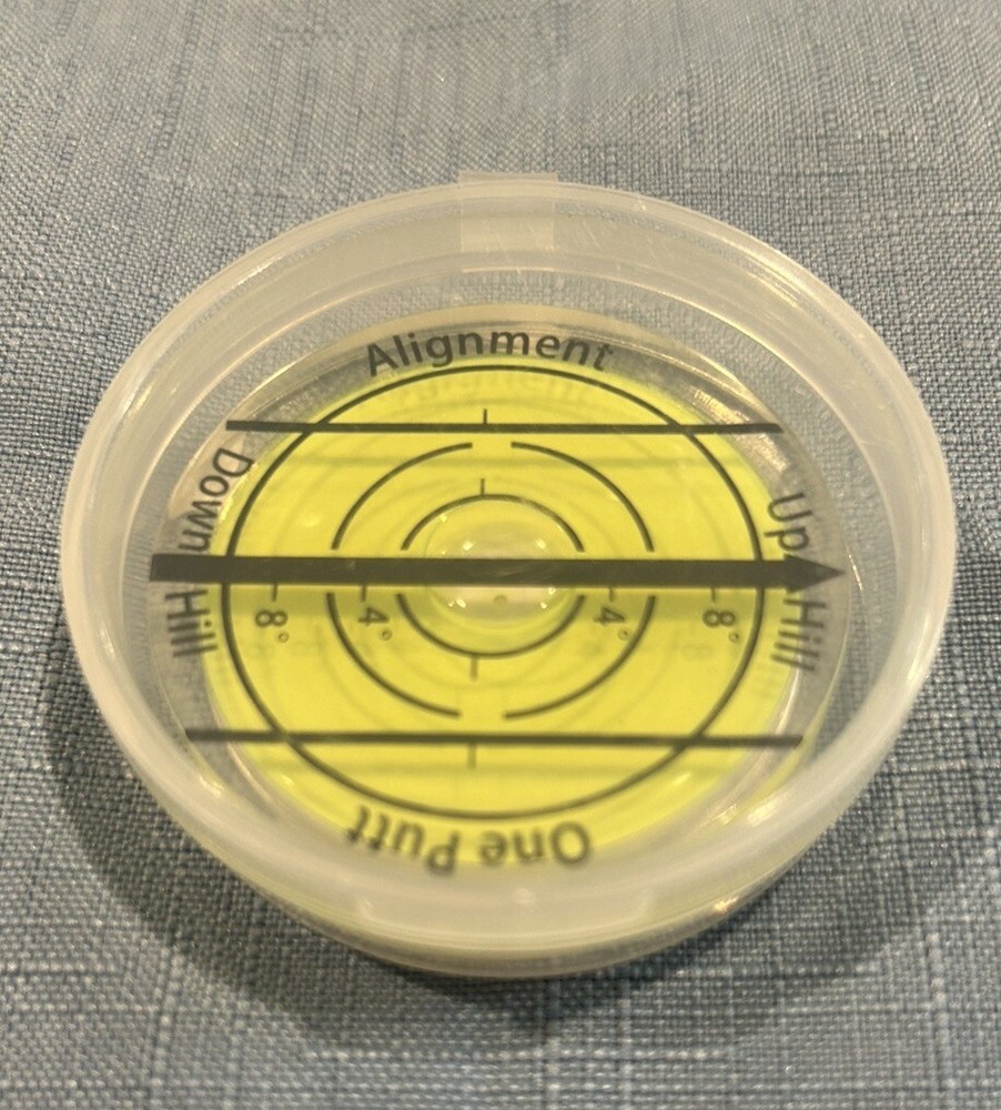 Golf Green Reader Compact Round Golf Putting Alignment Aid Golf Ball Marker