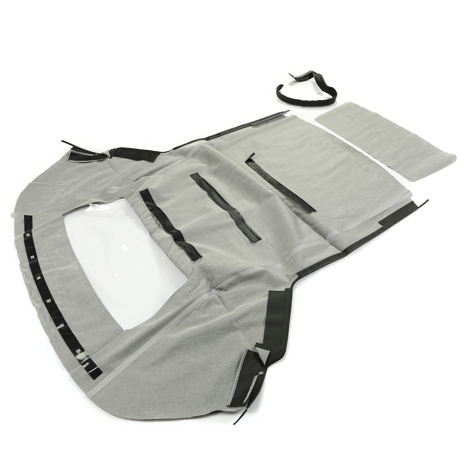 Black Soft Top with Plastic Window FOR 1983-90 1993 Ford Mustang Convertible 2DR