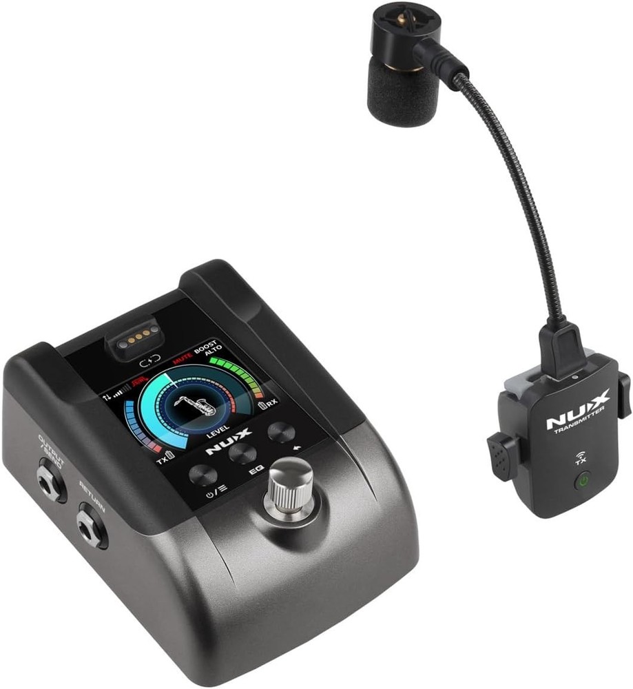 NUX B-6 Pro Wireless Microphone System for Saxophone/Brass/Wind Instruments