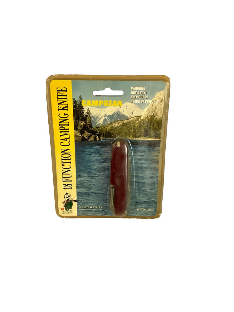 Good Old Values 18 Function Camping Knife #G23072 NIB!