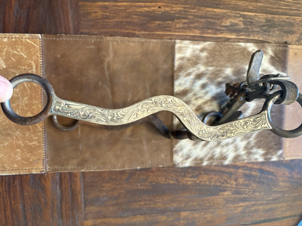 Broken Horn Cathedral 5” Western Show Bit Silver Sided no mark