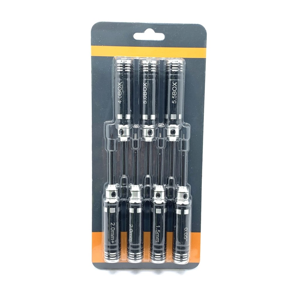 KingVal 7PCS Hex Screwdrivers Nut Socket Driver RC Repair Tool Kit Screw Driv...