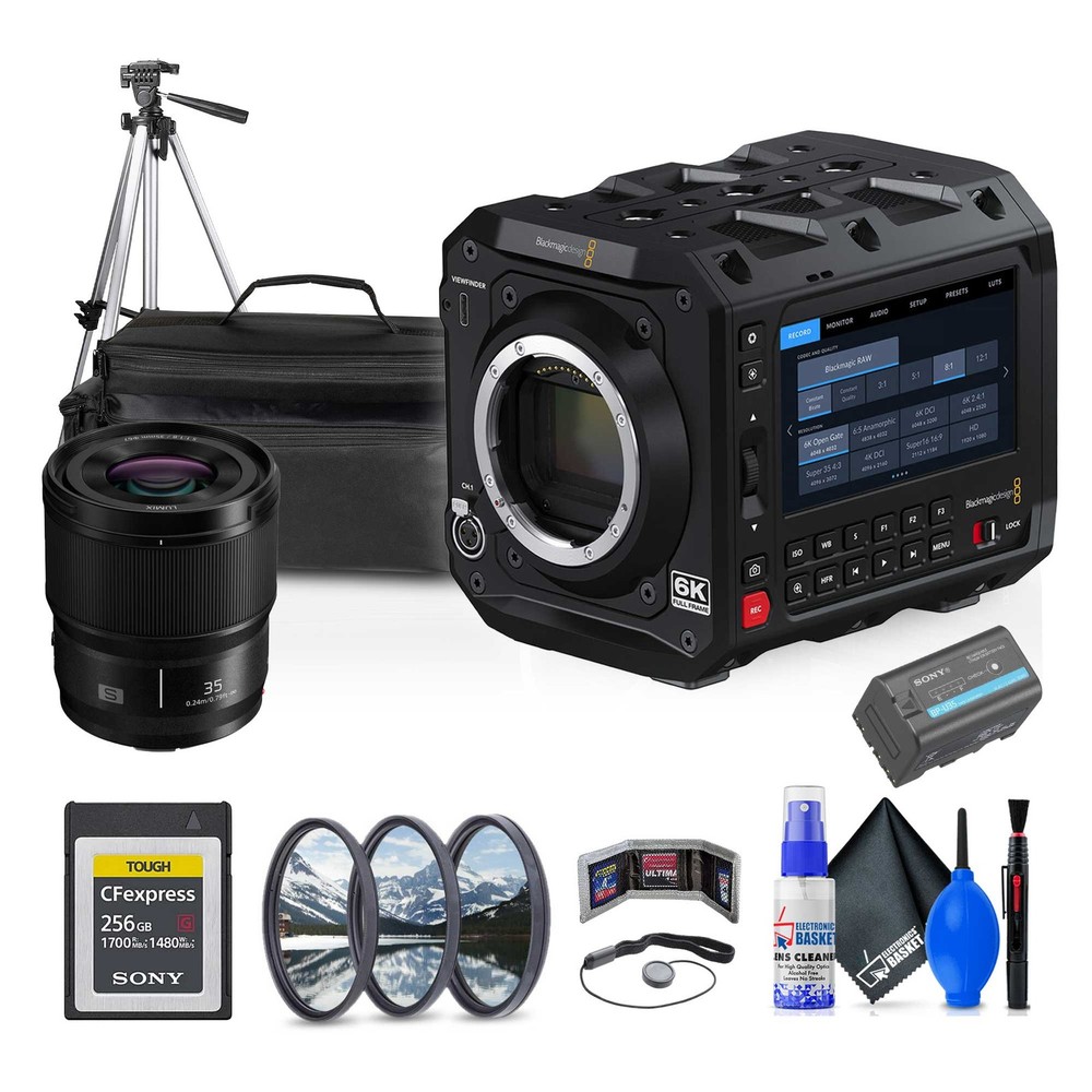 Blackmagic Design PYXIS 6K Full-frame Cinema Box Camera  + More