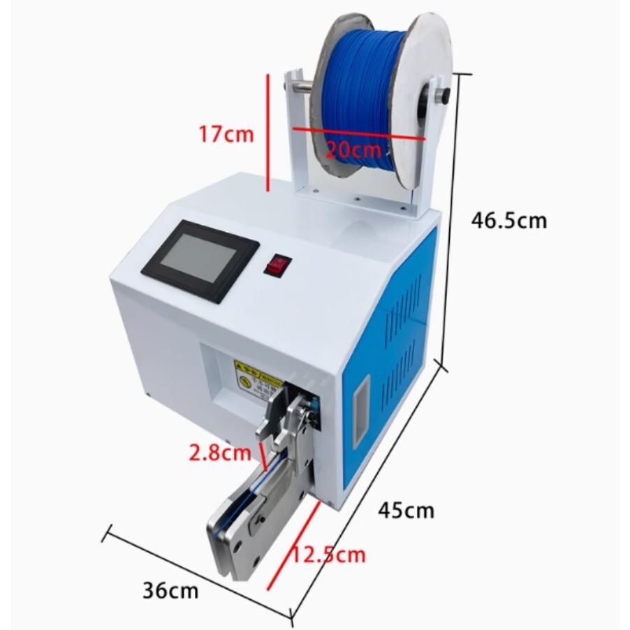 220V Commercial Small Automatic Food Packaging Binding Machine Touch Screen Food