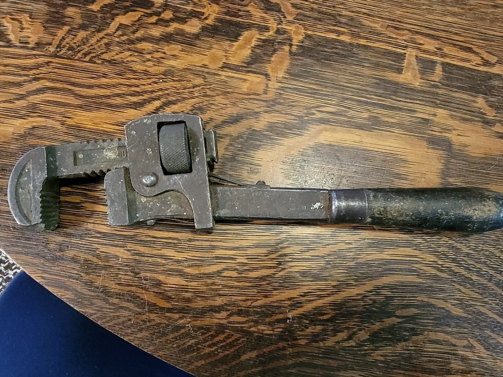 Antique Stillson, Aetna Tool Co. Pattern 14" Pipe Wrench